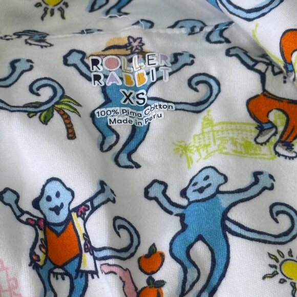 Roberta Roller Rabbit Palm Beach Polo Pj's XS - Picture 2 of 2